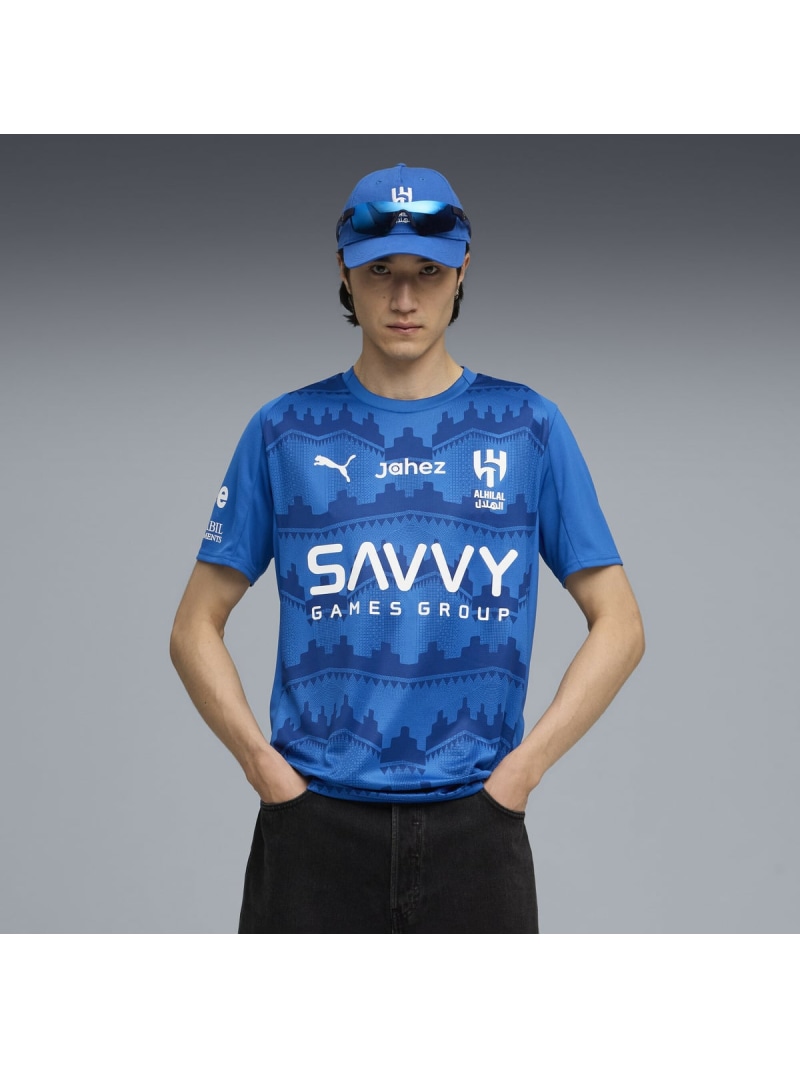 PUMA メンズ 2025-26 アルヒラル ホーム レプリカ 半袖 ユニフォーム AHSFC Home Jersey Replica プーマ スポーツ・アウトドア用品 その他のスポーツ・アウトドア用品 ブルー【送料無料】