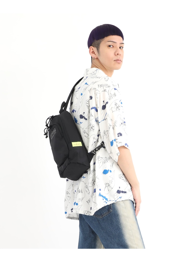 Manhattan Portage Manhattan Portage/(U)Little Italy Crossbody Bag マンハッタンポーテージ バッグ ボディバッグ・ウエストポーチ ブルー ブラック【送料無料】