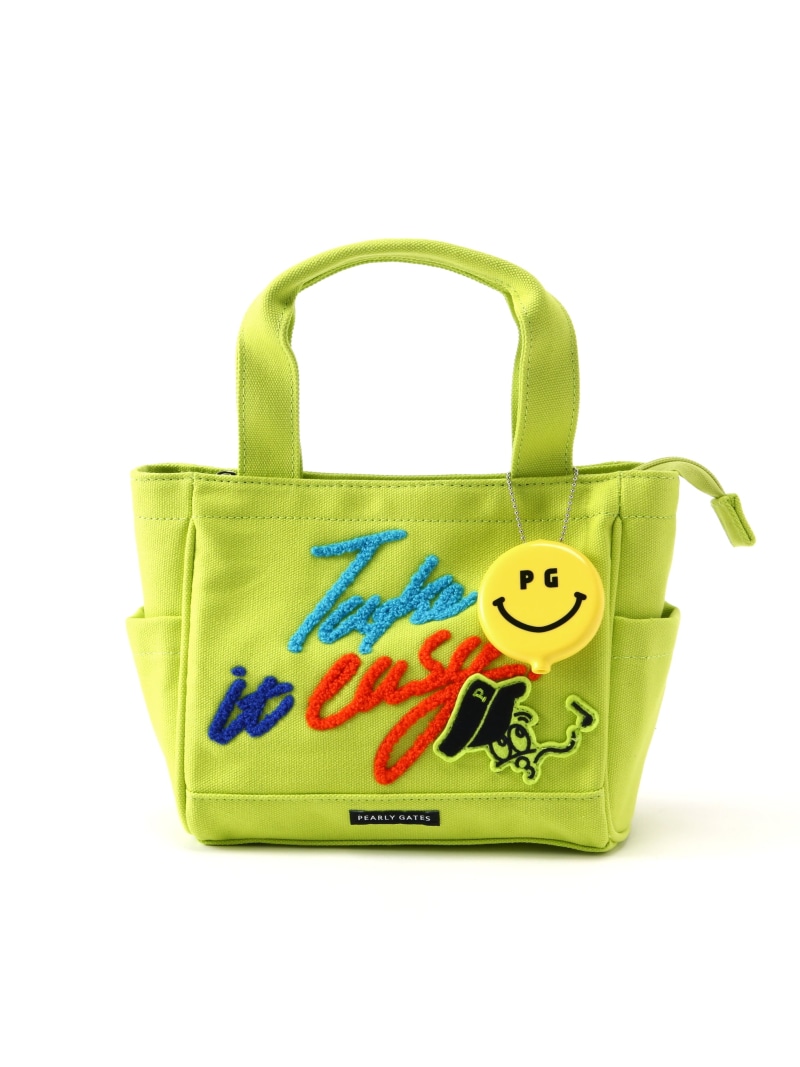 PEARLY GATES Take it Easy & BALLくん帆布カートバッグ (UNISEX) パーリーゲイツ バッグ その他のバッグ ネイビー ホワイト【送料無料】