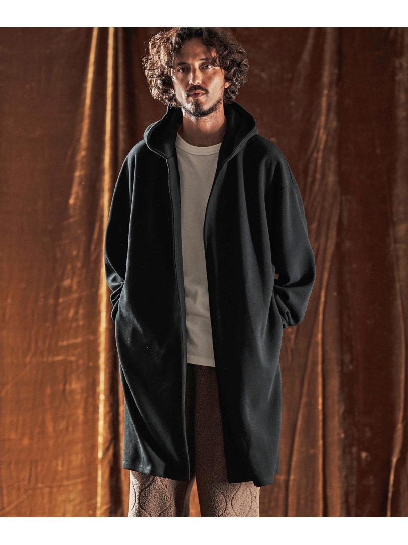ANGENEHM mj10982-Hooded Coatigan -Wool Blend Heavy Weight Fabric- フードコーディガ カンビオ ジャケット・アウター その他のジャケット・アウター ブラウン ブラック グレー【送料無料】 21,087円