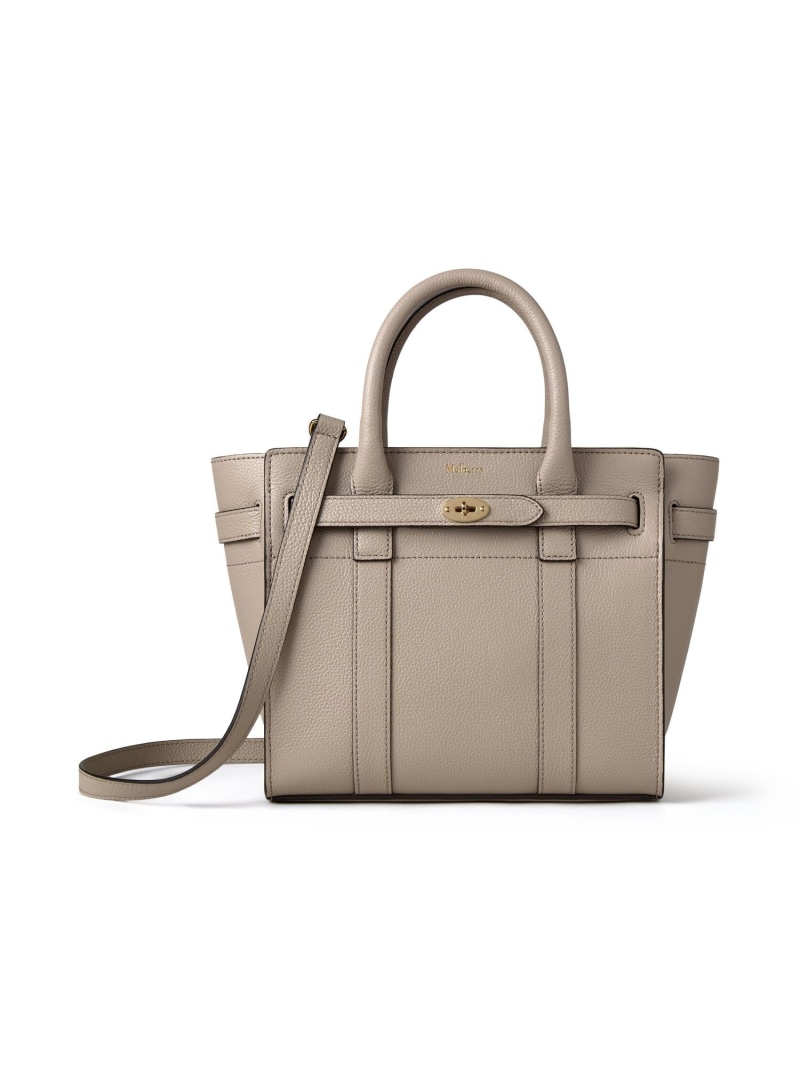 Mulberry 【マルベリー公式】ミニ ジップド ベイズウォーター マルベリー バッグ ハンドバッグ【送料無料】