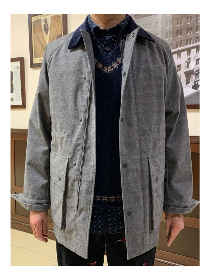 【SALE／20%OFF】BROOKS BROTHERS ポリエステル キルティングラインドライブ 狩猟厚地の外套 ブルックス ブラザーズ ジャケット・アウター 余分の物のジャケット・アウター 薄墨色 米国海軍【RBA_E】【貨物輸送無料】
