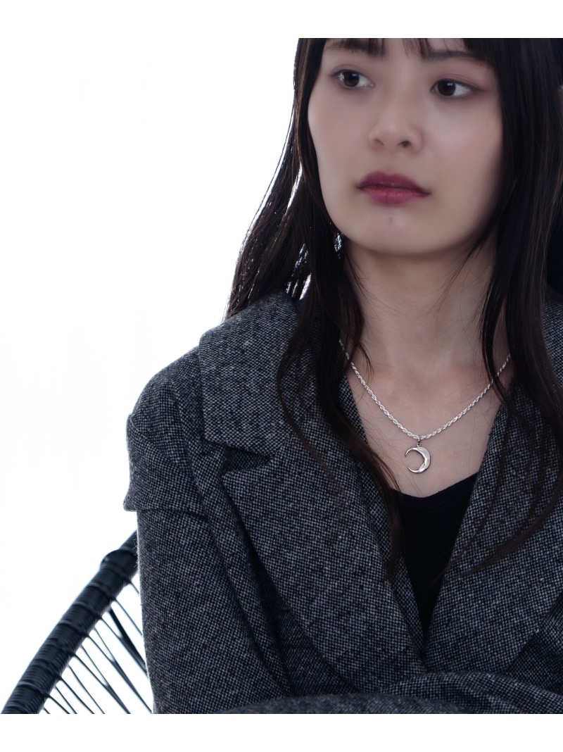 AQUA SILVER クレセントネックレス sv925 アクアシルバー アクセサリー・腕時計 ネックレス シルバー【送料無料】
