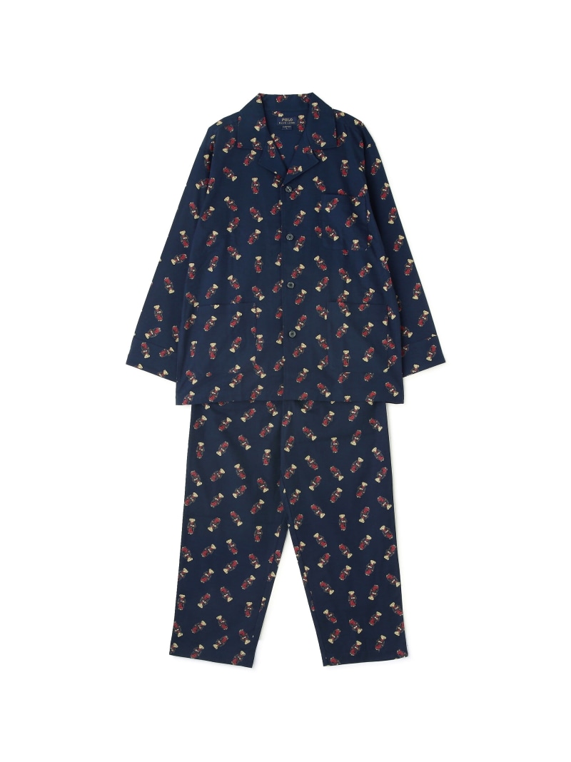 LHP POLO RALPH LAUREN/ポロラルフローレン/FALL MORNING ROBE BEAR PAJAMA エルエイチピー はだ着・御部屋御召しもの 余分の物のはだ着・御部屋御召しもの 米国海軍 赤いこと【貨物輸送無料】