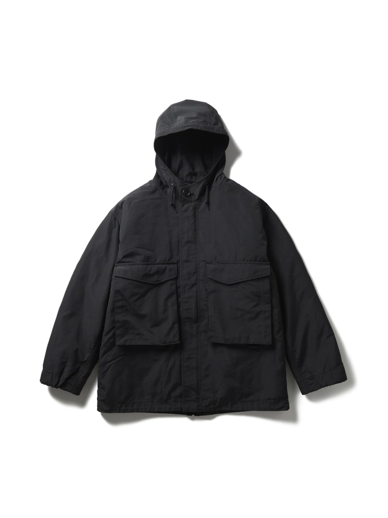 Snow Peak TAKIBI Ripstop Adjustable Jacket スノーピーク ジャケット・アウター モッズコート ブラック グリーン【送料無料】