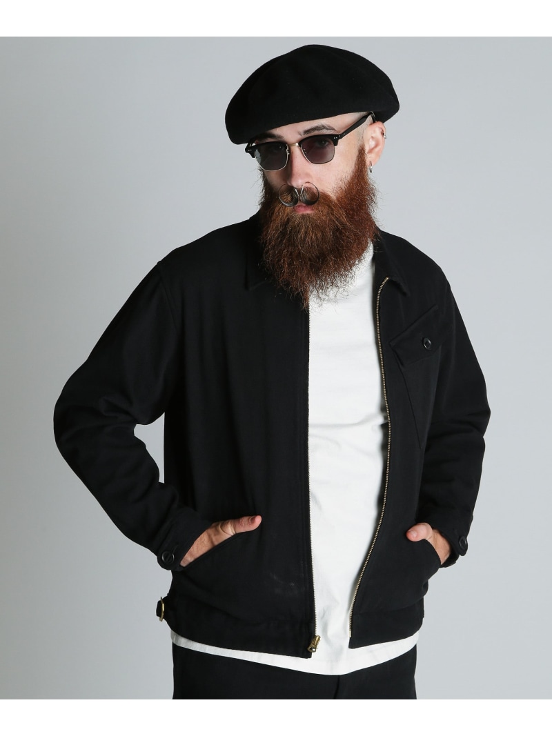 Schott KERSEY WORK JACKET/カルゼ ワークジャケット ショット ジャケット・アウター ブルゾン・ジャンパー ブラック ベージュ【送料無料】
