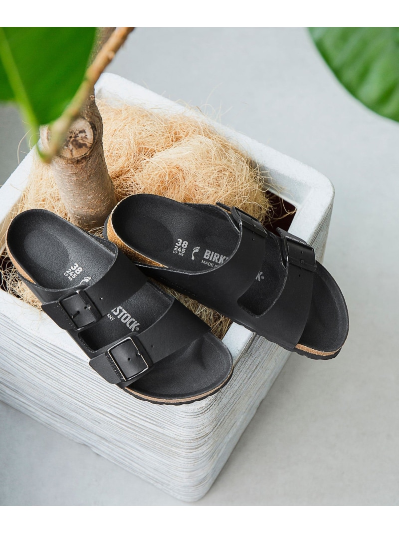 United Arrows Green Label Relaxing ビルケンシュトック Birkenstock Arizona Birko Flor サンダル ユナイテッドアローズ 翠付札リラクシング シューズ サンダル ミュール 墨ぞめ 貨物輸送無料 United Arrows Green Label Relaxing メンズ シューズ ユナイテッドアローズ