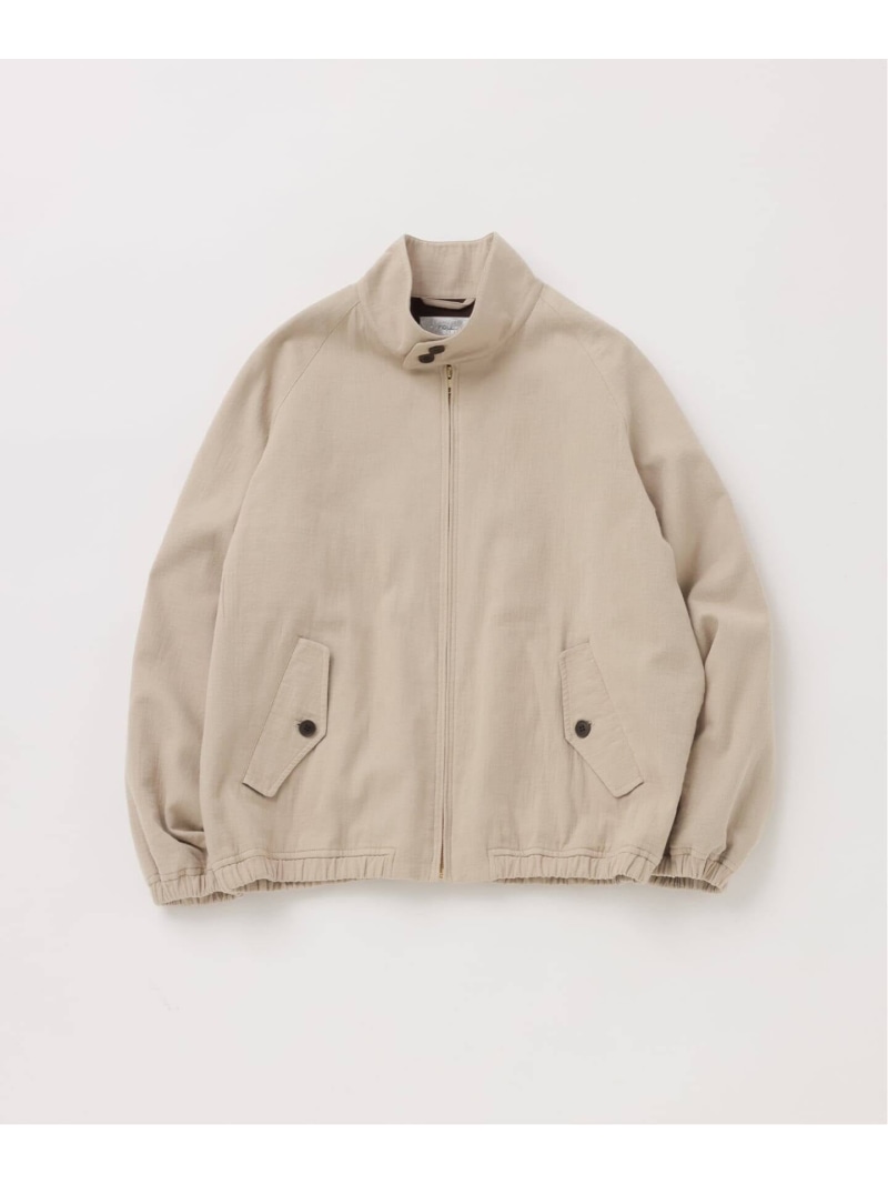 JOURNAL STANDARD 《予約》【FOLL / フォル】soft doublecross harrington jacket ジャーナル スタンダード ジャケット・アウター ブルゾン・ジャンパー ベージュ ブラック【先行予約】*【送料無料】｜ Fashion Men