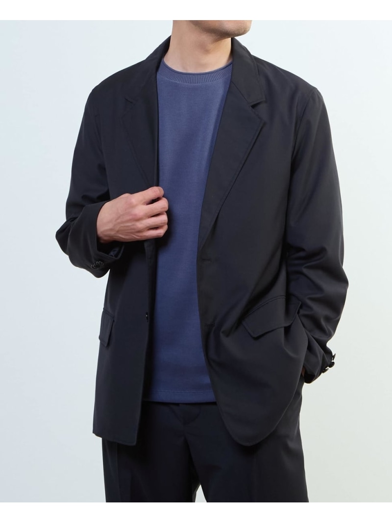 MEN'S MELROSE 【MASTER FRAME/マスターフレーム】TR 2Bジャケット(セットアップ可) メンズメルローズ ジャケット・アウター テーラードジャケット・ブレザー ネイビー グレー【送料無料】