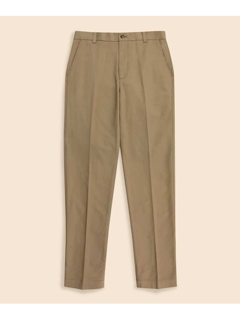 【SALE/20%OFF】BROOKS BROTHERS コットン フランネルライニング プレーンフロント チノパンツ Regular ブルックス ブラザーズ パンツ チノパンツ カーキグリーン ネイビー【RBA_E】【送料無料】| Fashion Men