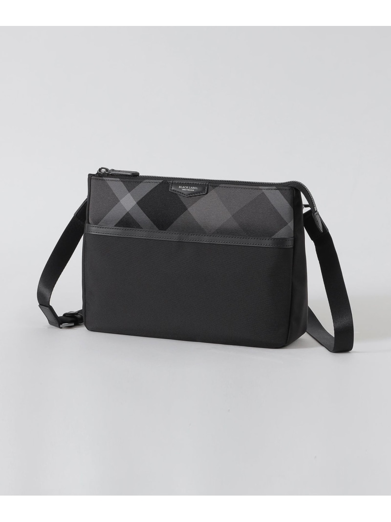 BLACK LABEL CRESTBRIDGE ライトウェイトコーデュラバリスティックサコッシュ ブルーレーベル / ブラックレーベル・クレストブリッジ バッグ その他のバッグ ブラック【送料無料】