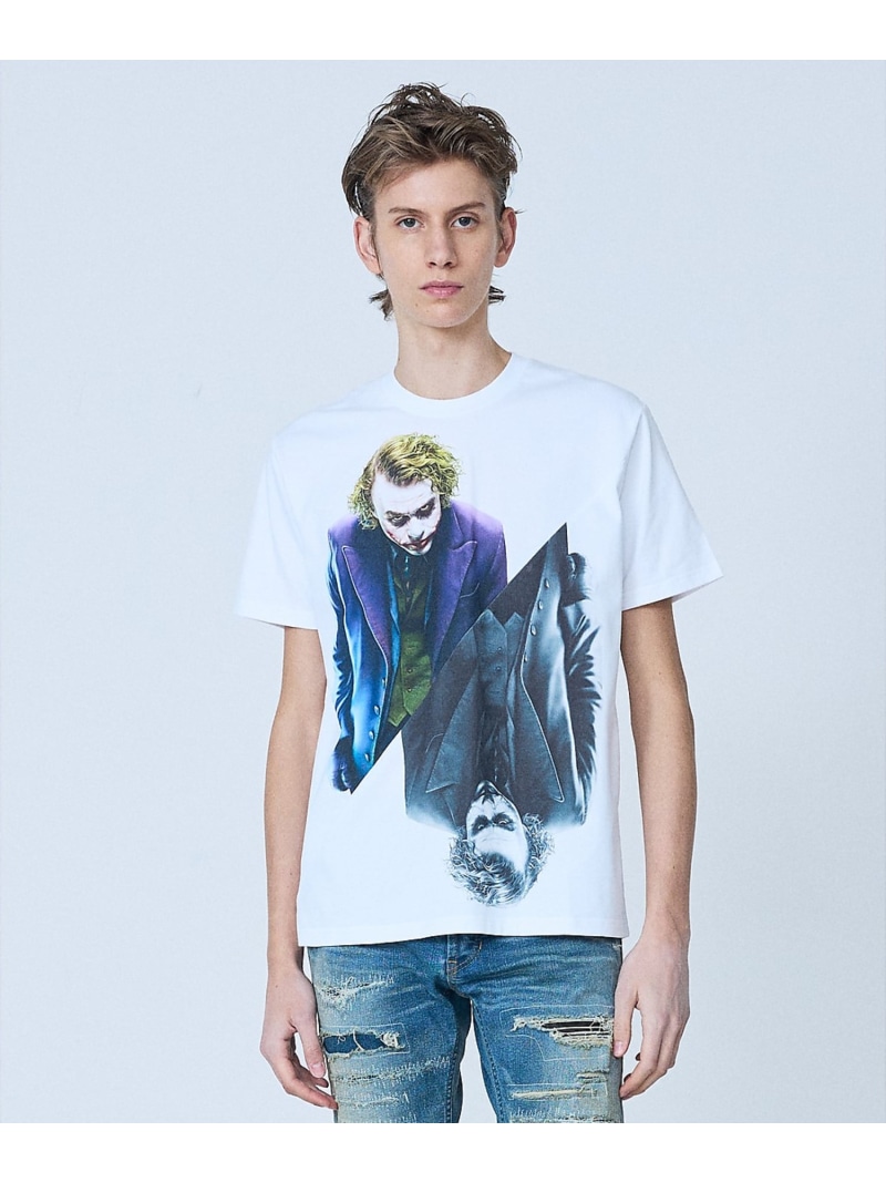 5351POUR LES HOMMES 【The Joker*5351】半袖 プリント Tシャツ ゴーサンゴーイチプールオム トップス カットソー・Tシャツ ブラック ホワイト【送料無料】
