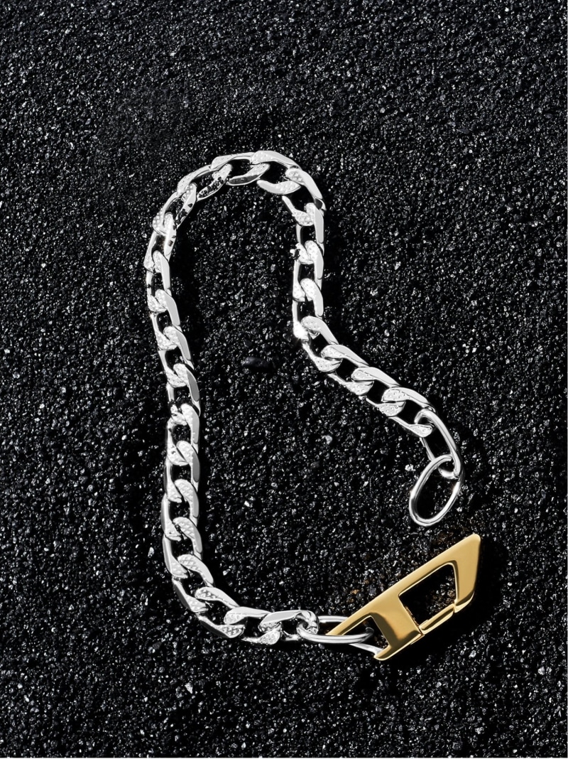 DIESEL ディーゼル アクセサリー メンズ ブレスレット DX1338040 ウォッチステーションインターナショナル アクセサリー・腕時計 ブレスレット・バングル シルバー【送料無料】