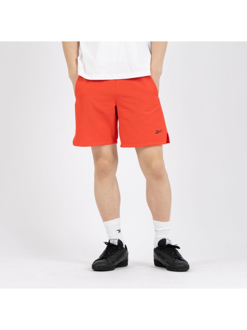 Reebok アスリート ストレングス ショーツ / ATHLETE STRENGTH SHORT リーボック パンツ その他のパンツ レッド ブラック【送料無料】