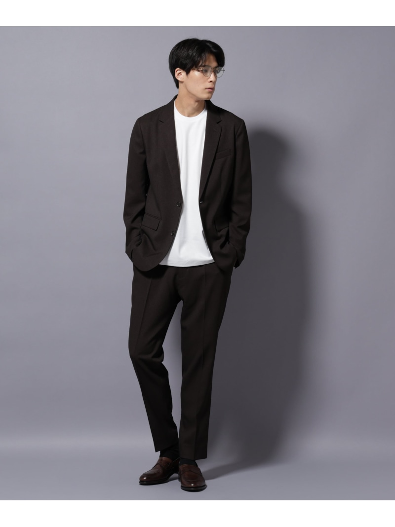 【SALE／30%OFF】NANO universe 「Damerino」LANATEC(R)シャークスキンセットアップ防シワ形態安定 ナノユニバース スーツ・フォーマル セットアップスーツ グレー ネイビー ブラウン【RBA_E】【送料無料】｜ Fashion Men