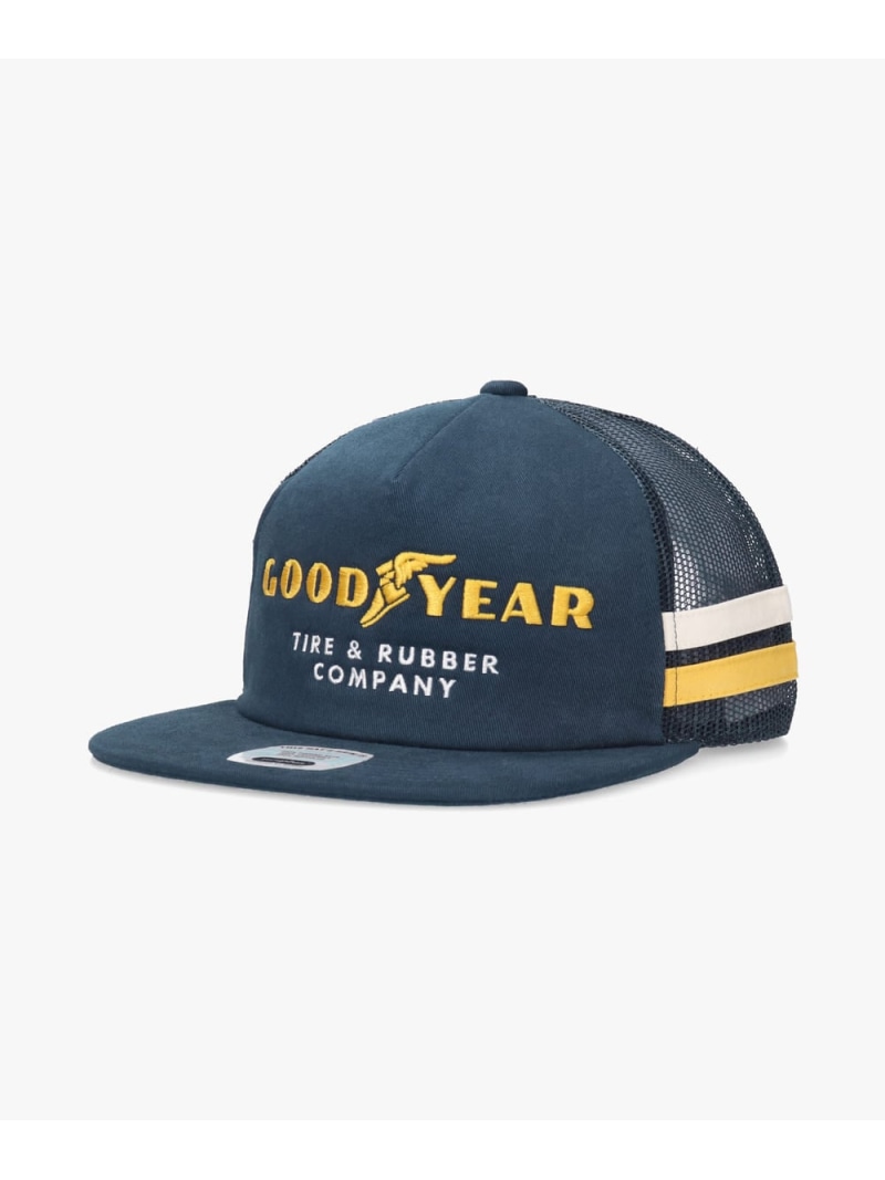 BRIXTON BRIXTON GOODYEAR SERVICE MP TRUCKER / ブリクストン オーバーライド 帽子 キャップ ネイビー【送料無料】