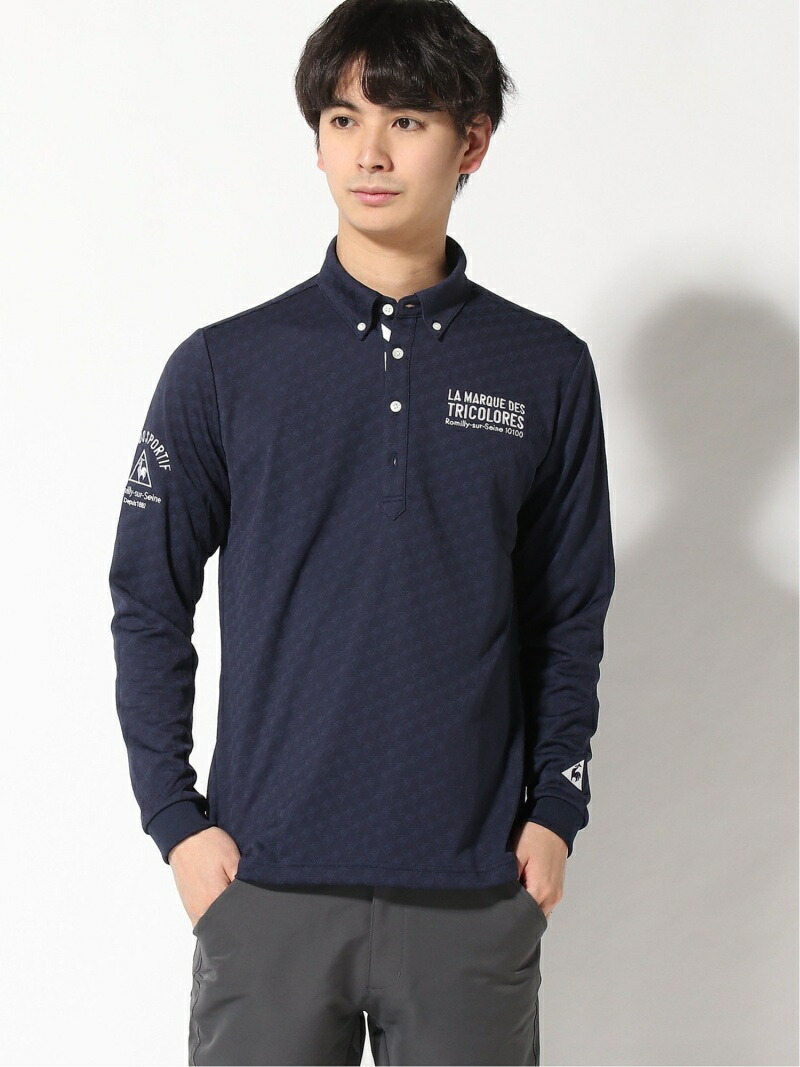 60 Off Le Coq Golf M ソレイユ長袖シャツ ルコックゴルフ スポーツ 水着 スポーツウェア ネイビー ホワイトw 最新の激安 Hughsroomlive Com