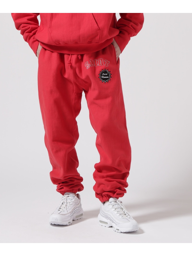 ROYAL FLASH SAINT MICHAEL/セント マイケル/SWT PANTS/ARCH SAINT/RED ロイヤルフラッシュ パンツ その他のパンツ レッド【送料無料】