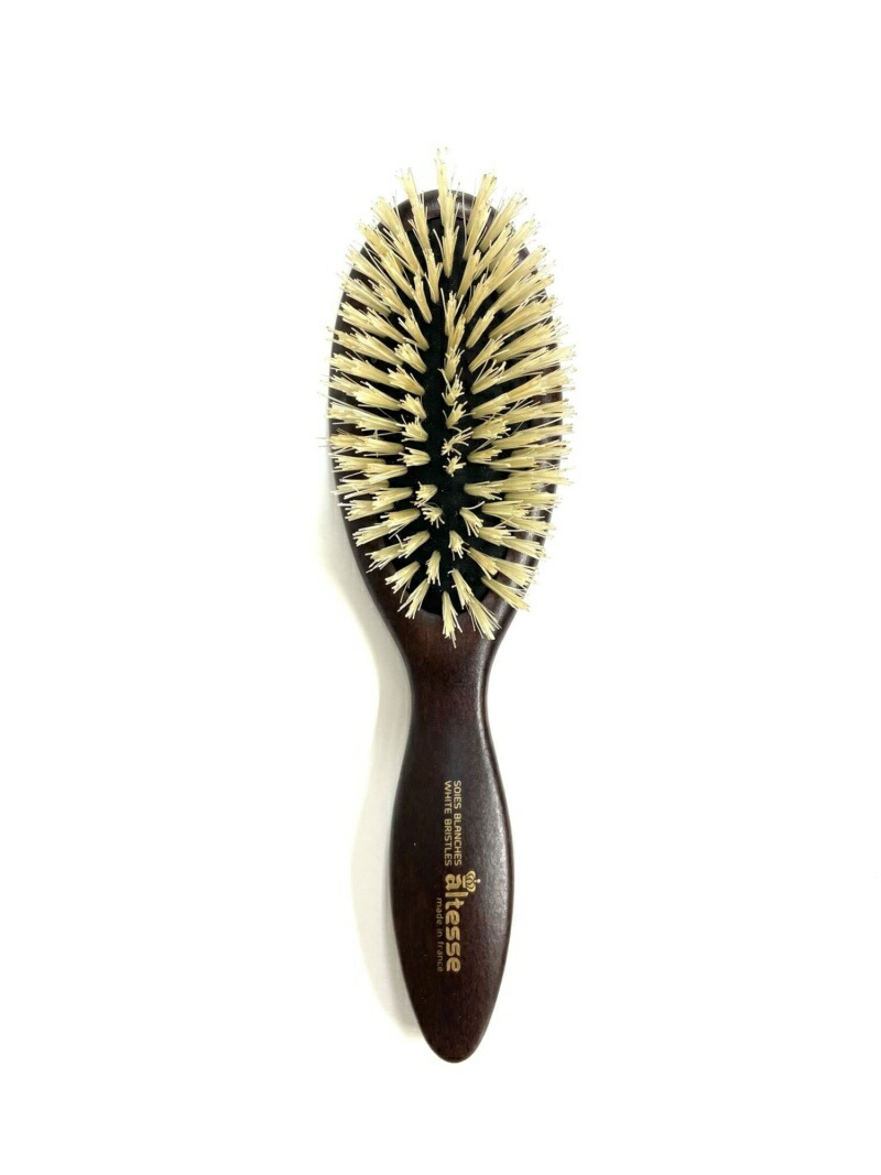 altesse (U)木製クッションブラシ猪毛100%(白)MM7列 イジニス・アルテス ヘアケア ヘアブラシ・コーム【送料無料】｜ Fashion Men