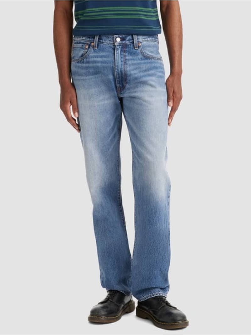 Levi's 555(TM) リラックスストレート ジーンズ インディゴブルー リーバイス パンツ ジーンズ・デニムパンツ ネイビー【送料無料】｜ Fashion Men