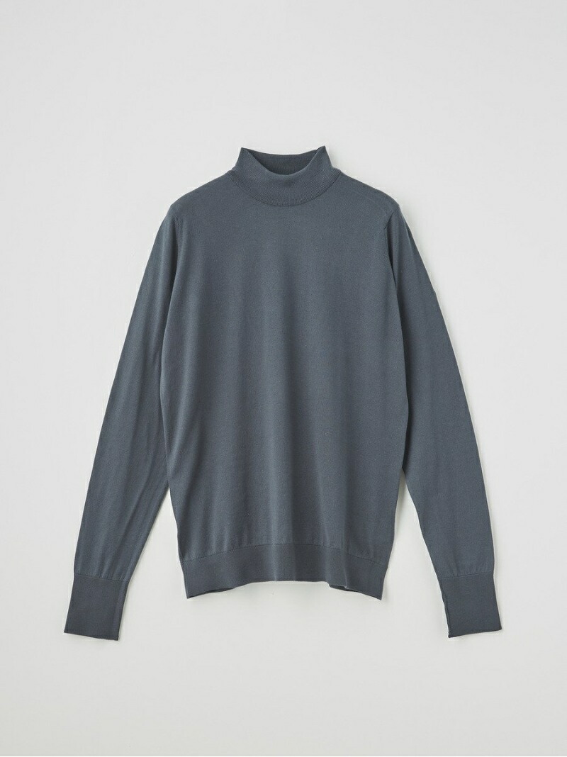 JOHN SMEDLEY メンズ 30G 長袖 モックネックニット ジョンスメドレー 