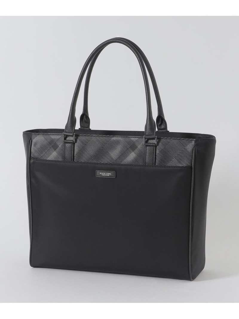 BLACK LABEL CRESTBRIDGE ナイロンコンビカルゼシャドークレストブリッジチェックビジネストートバッグ 青色付け札 / ブラックレーベル・クレストブリッジ 御徒面子 余分の物の御徒面子 黒いこと 米国海軍【貨物輸送無料】