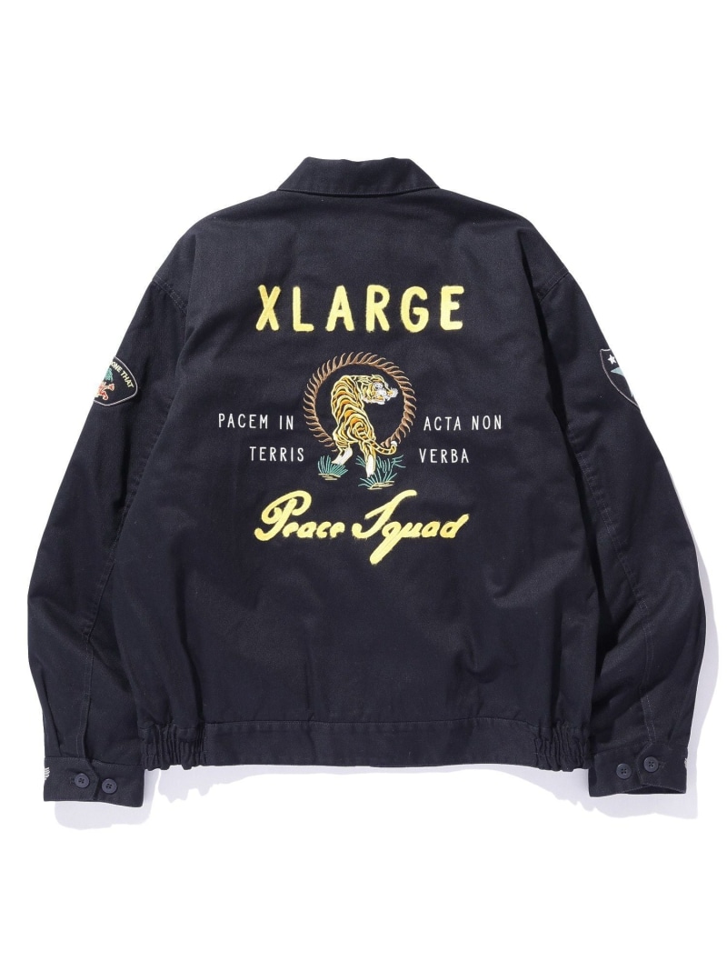 【SALE／40%OFF】XLARGE PEACE SQUAD VIETNAM JACKET エクストララージ ジャケット・アウター その他のジャケット・アウター ブラック グリーン【RBA_E】【送料無料】｜ Fashion Men 9,636円