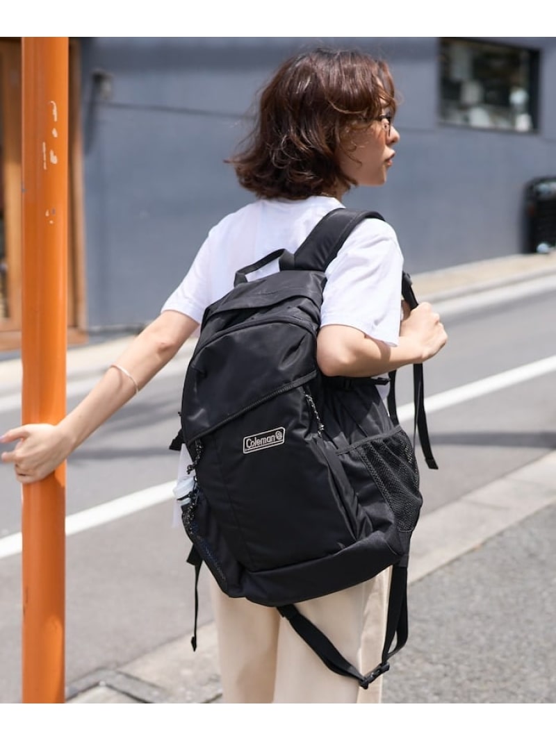 Coleman Coleman 別注 WALKER 25L/別注 ウォーカー/うしろ側風呂敷き包み/A4大きさ納める能力のある/万覚え帳パソコン納める能力のある/おっ母さん御徒面子 フリークスストア 御徒面子 背嚢・うしろ側風呂敷き包み 黒いこと【先んずる取っておく】*【貨物輸送無料】