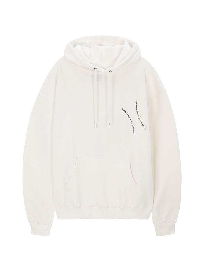 OY 【OY】OY SPACE HOODIE / オーワイ パーカー フーディ ネバーマインドザエックスユー／チカシツプラス トップス パーカー・フーディー ホワイト【送料無料】｜ Fashion Men