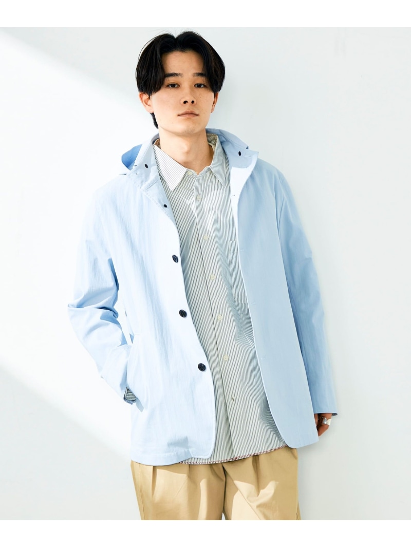 【SALE／20%OFF】GLOSTER 【GLOSTER名品アウター】スタンドフードブルゾン フレディ アンド グロスター ジャケット・アウター ブルゾン・ジャンパー ネイビー ブラック ブルー【RBA_E】【送料無料】