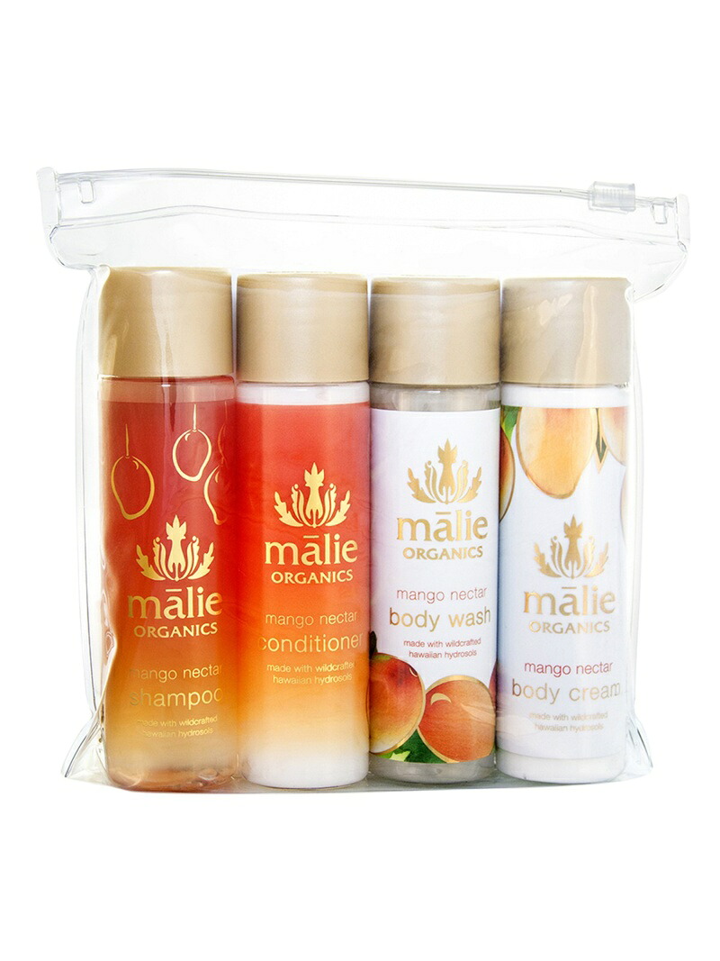 Malie Organics (公式)Travel Set Mango Nectar マリエオーガ二クス インテリア・生活雑貨 その他のインテリア・生活雑貨【送料無料】｜ Fashion Men