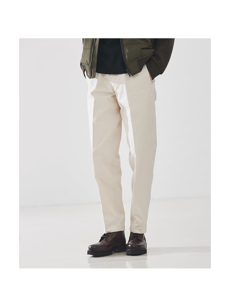 【SALE/30%OFF】DESIGNWORKS SD F.S. ワイドテーパードチノパンツ デザインワークス パンツ チノパンツ ホワイト カーキグリーン【RBA_E】【送料無料】| Fashion Men