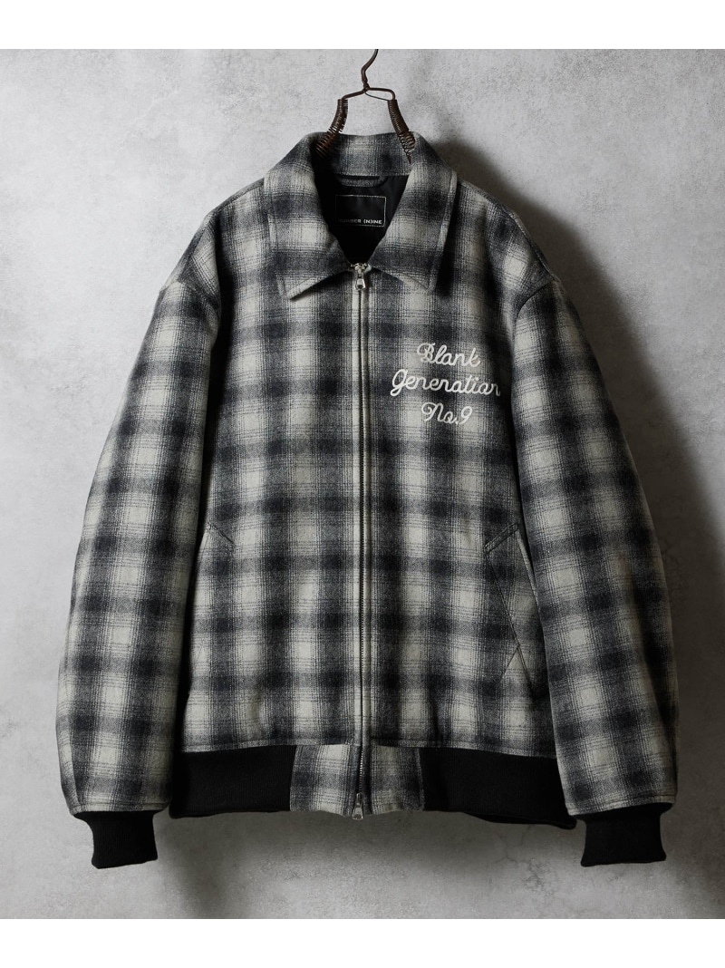 NUMBER (N)INE OMBRE RIB JACKET ナンバーナイン ジャケット・アウター ブルゾン・ジャンパー ブラック【送料無料】 32,175円