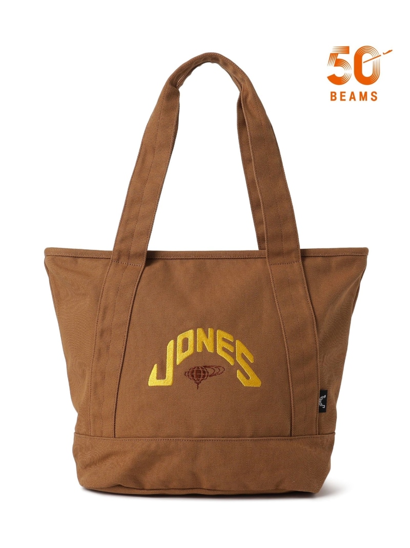 BEAMS GOLF 【別注】JONES / Cotton Duck 乗り手 トート 26SS 50周年 別注科目 ビームス ゴルフ 御徒面子 トートバッグ 赤銅色【貨物輸送無料】