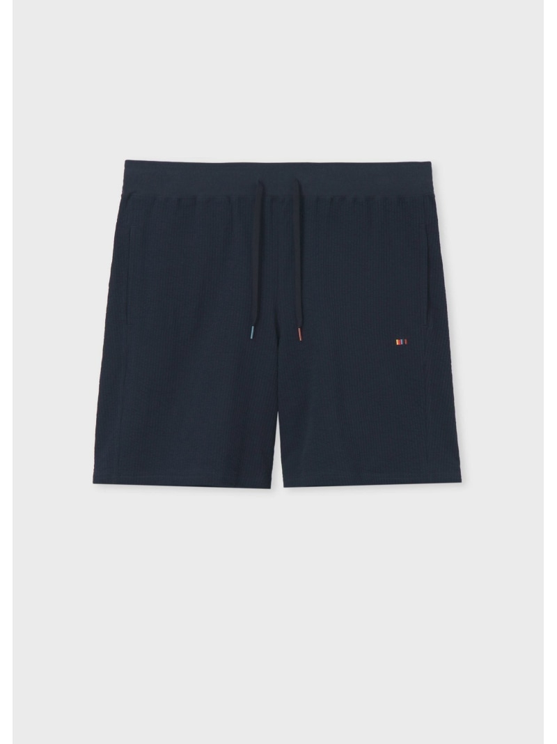 Paul Smith 編み物蹴球 二分の一ズボン下 極点・スミス はだ着・御部屋御召しもの 余分の物のはだ着・御部屋御召しもの 米国海軍 黒いこと 薄墨色【貨物輸送無料】