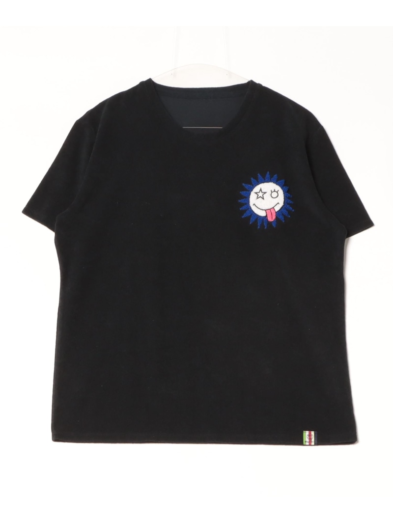 B\u00272nd maxsix(マックスシックス)SAGARA EMBROIDERY PILE T-SHIRT ビーセカンド トップス カットソー・プルオーバー 白いこと 黒いこと 赤いこと【貨物輸送無料】