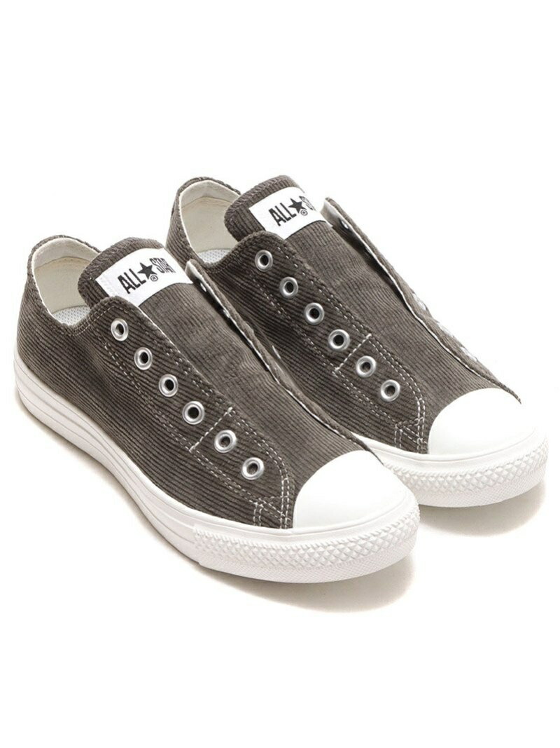 CONVERSE ALL STAR LIGHT CORDUROY SLIP OX アトモスピンク シューズ スニーカー スリッポン グレー 逆輸入