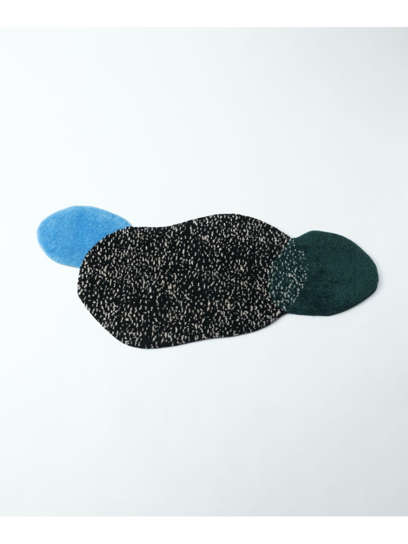 TRICOTE Sesame 3 stone RUG トリコテ 室内装飾・生きて行く雑貨 カーペット・ラグ・マット サクラ色 緑であること【貨物輸送無料】