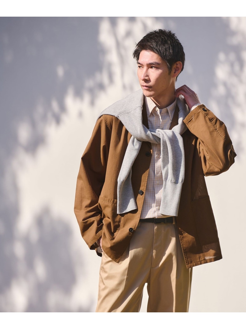 【SALE／30%OFF】UNITED ARROWS green label relaxing BREEZY メッシュ 覆いかぶせる櫂 上衣 -通人となり- ユナイテッドアローズ グリーンレーベルリラクシング ジャケット・アウター カバーオール・ワークジャケット 米国海軍【RBA_E】【貨物輸送無料】