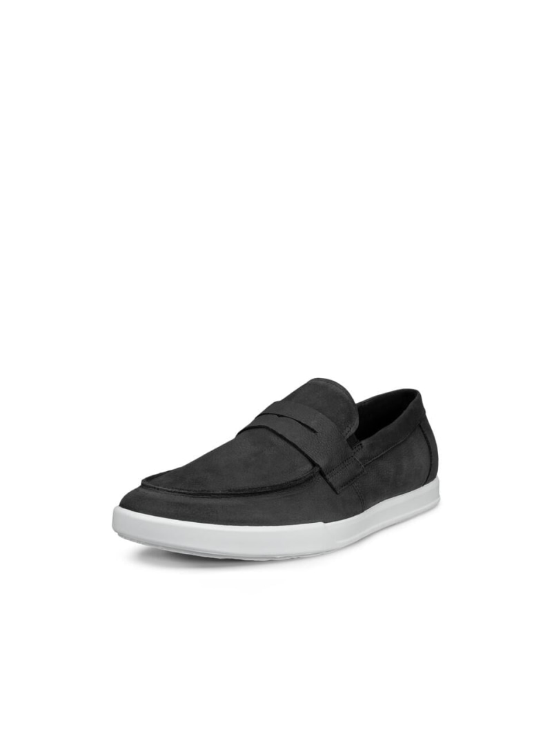 ECCO ECCO ON/OFF兼用 通勤靴 TRAVEL メンズ 本革 ローファー エコー シューズ・靴 スニーカー ブラック【送料無料】