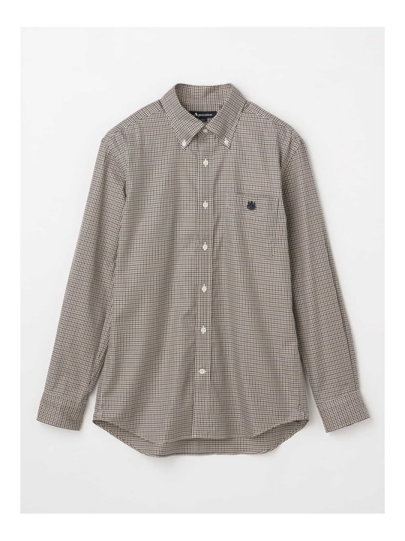 Aquascutum MEN ミニクラブチェックシャツ アクアスキュータム トップス シャツ・ブラウス ネイビー【送料無料】| Fashion Men