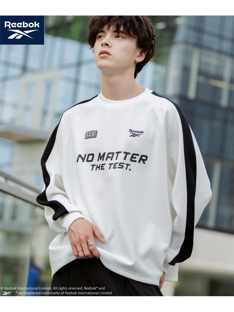 Rocky Monroe Reebok オーバーサイズ袖ラインポンチロングスリーブゲームシャツ ロッキーモンロー トップス カットソー・Tシャツ ブルー ホワイト ブラック【送料無料】
