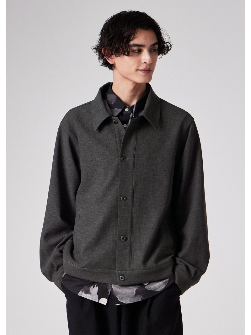 PS Paul Smith RIRANCHA(R) ワークシャツブルゾン ポール・スミス ジャケット・アウター その他のジャケット・アウター ブラック【送料無料】