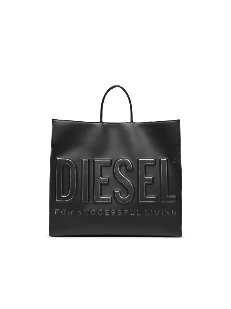 【SALE／30%OFF】DIESEL メンズ トートバッグ DSL 3D DSL 3D TOTE EW X SHOPPING ディーゼル 御徒面子 トートバッグ 黒いこと【RBA_E】【貨物輸送無料】