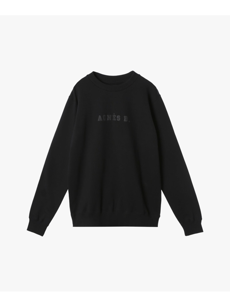 agnes b. FEMME ロゴ コットン 長袖 スウェット \