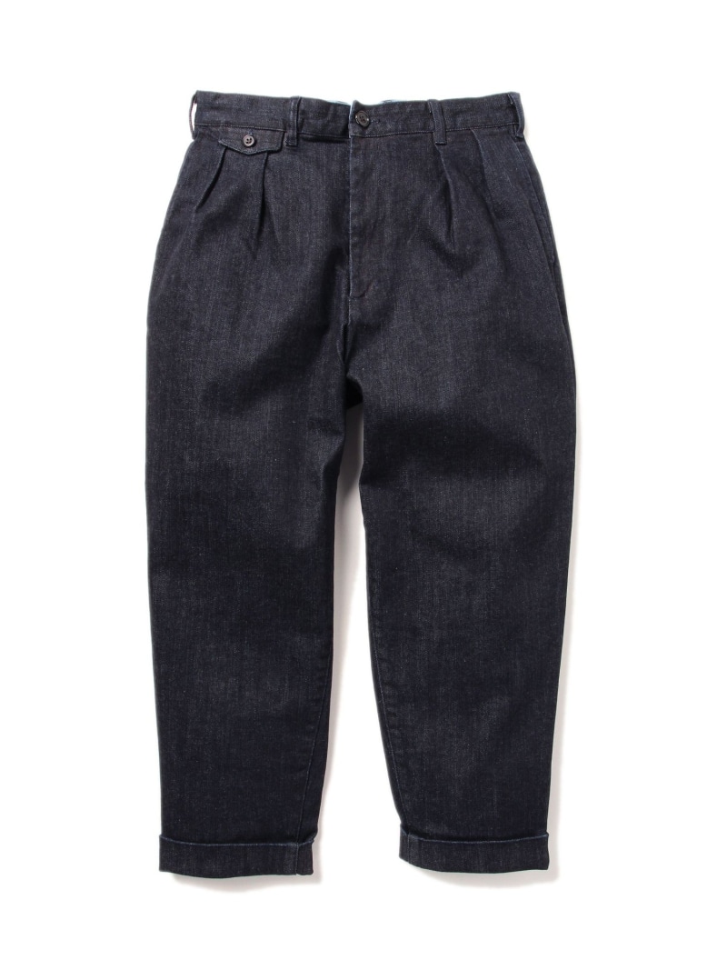 BEAMS PLUS BEAMS PLUS / 2プリーツ デニム トラウザーズ ビームス メン パンツ ジーンズ・デニムパンツ ブルー ネイビー【送料無料】