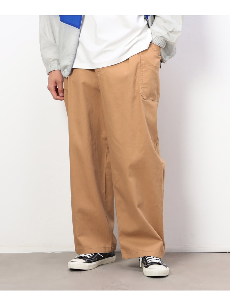 【SALE／10%OFF】Purple&Yellow コットンツイルワークパンツ コムサイズム パンツ その他のパンツ ベージュ ブラック【RBA_E】【送料無料】