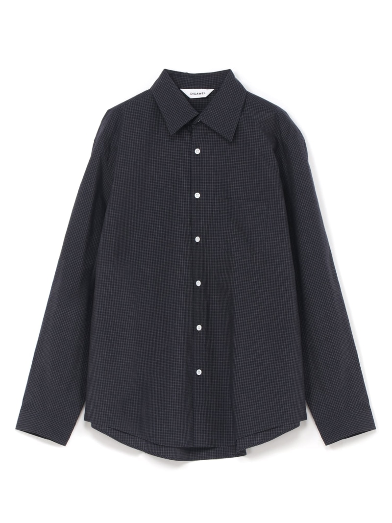 DIGAWEL Dress shirt ディガウェル トップス シャツ・ブラウス ブラック【送料無料】