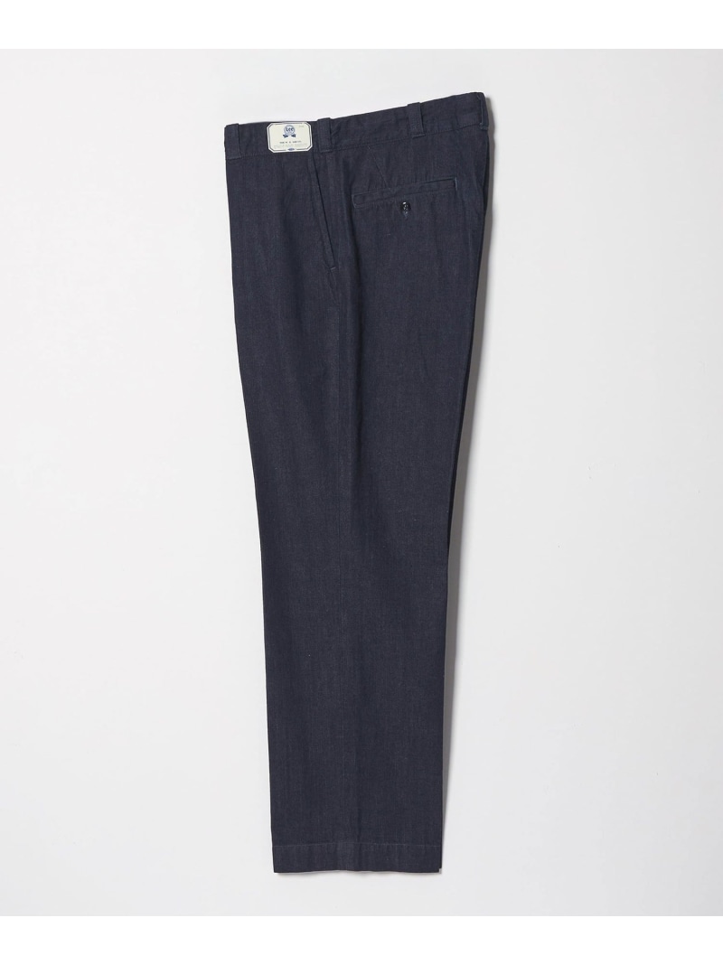 【SALE／35%OFF】UNITED ARROWS ＜Lee x Scye for UNITED ARROWS＞CHETOPA WORK TROUSERS/ワンウォッシュ デニム トラウザーズ ユナイテッドアローズ パンツ ジーンズ・デニムパンツ ネイビー【RBA_E】【送料無料】｜ Fashion Men