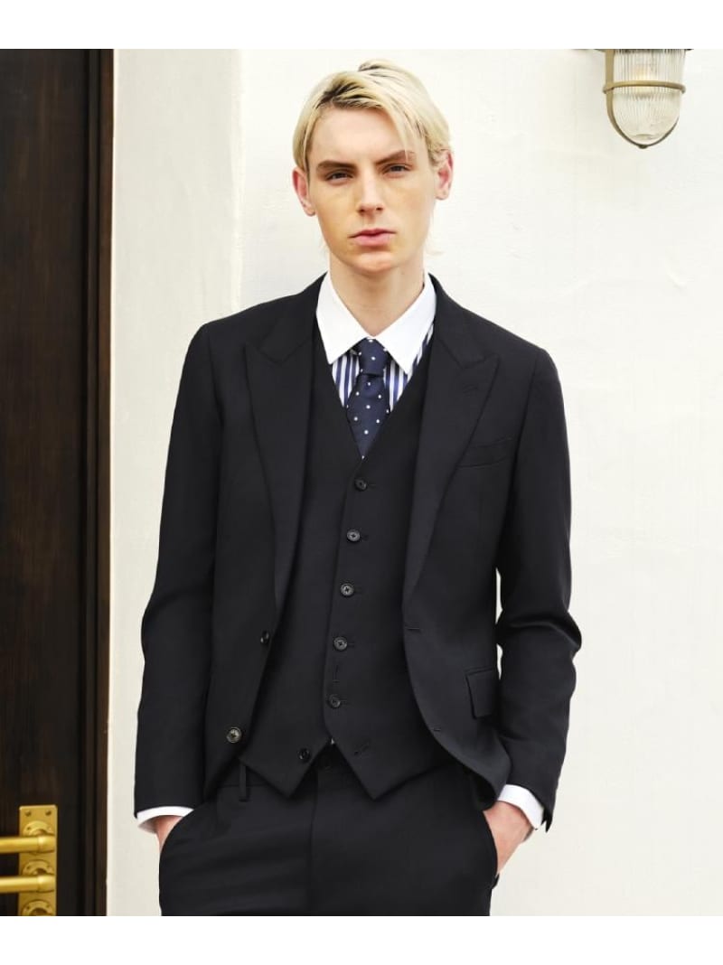 DRESSTERIOR 【セットアップ可】スリーピース SET UP ジャケット ドレステリア ジャケット・アウター テーラードジャケット・ブレザー ネイビー ブラック【送料無料】